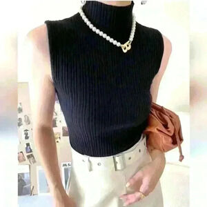 Wilfred sleevless  ribbed top